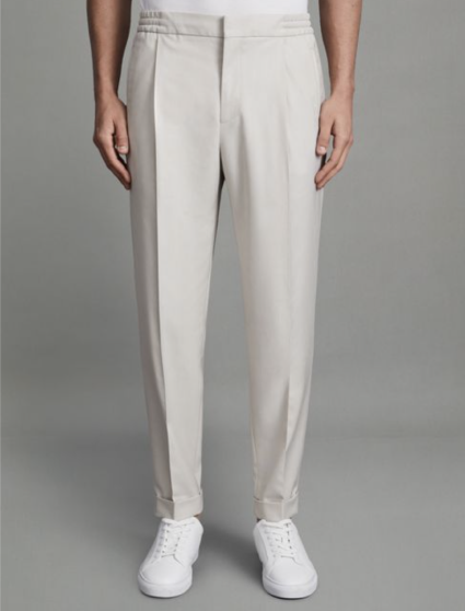 Khakhi Beige Twill Trousers